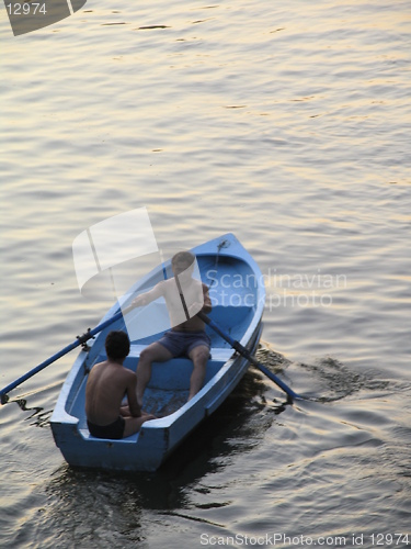 Image of Blue boat