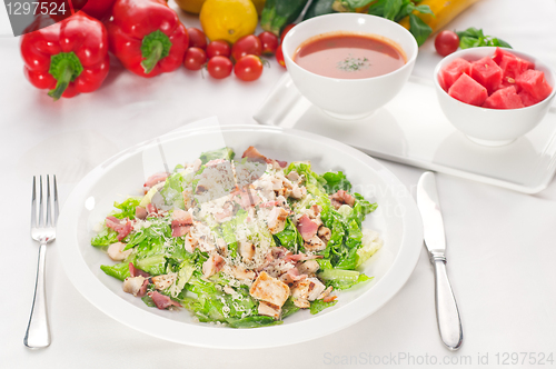 Image of fresh caesar salad