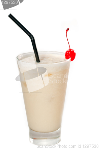 Image of frozen banana daiquiri drink cocktail