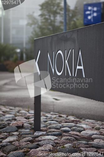 Image of Road sign to Nokia headquarters