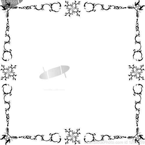 Image of Black and white frame