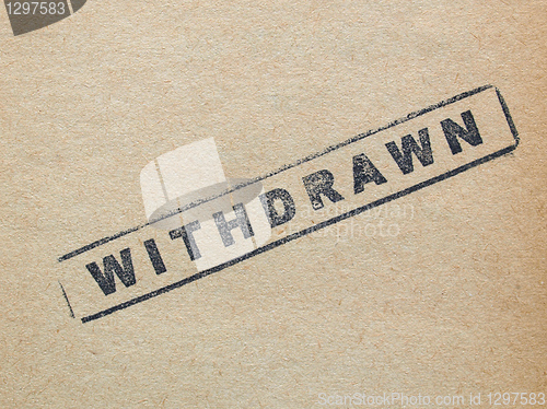 Image of Withdrawn