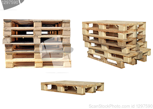 Image of Pallets isolated