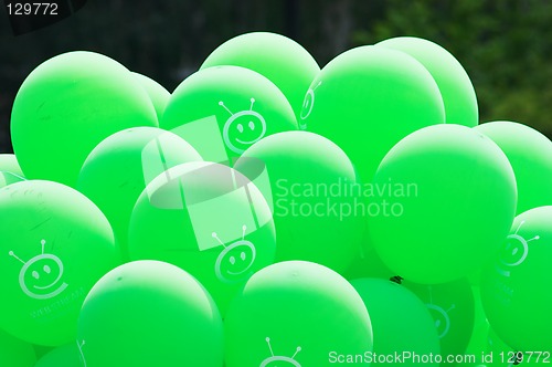 Image of Green baloons