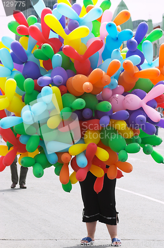 Image of Colourful air baloons