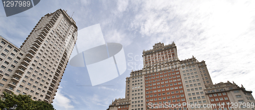 Image of buildings on the Plaza de Espana