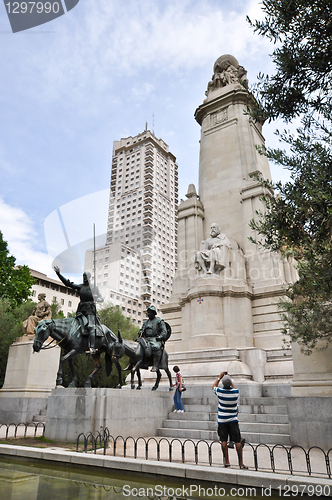 Image of Cervantes monument