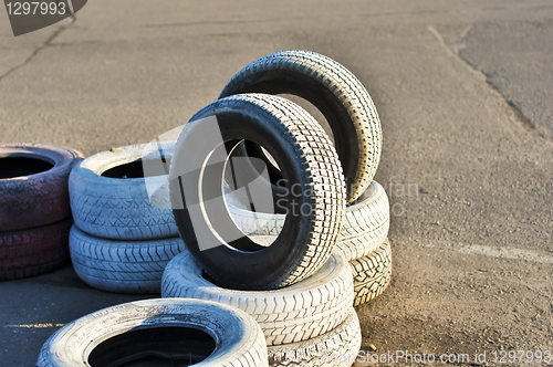 Image of old tires