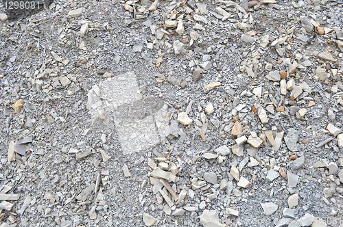 Image of Road stone gravel texture