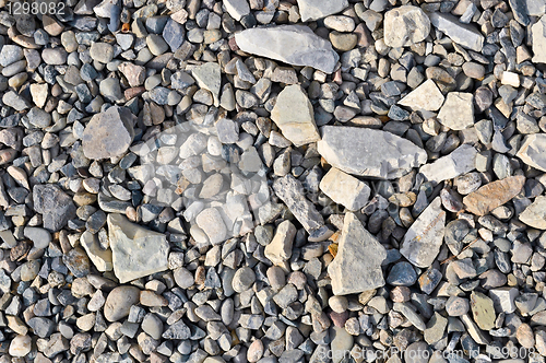 Image of Road stone gravel texture