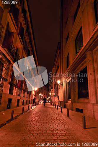 Image of typical street in Madrid