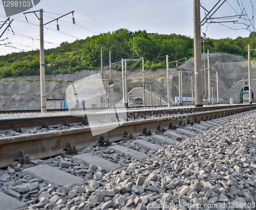 Image of railroad track