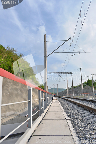Image of railroad track