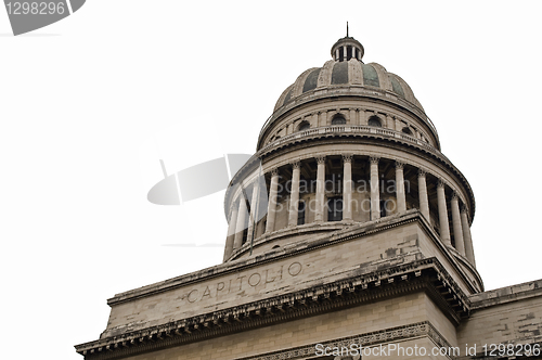 Image of Capitol building, Havana, Cuba.