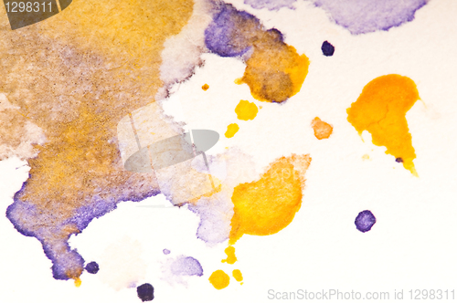 Image of mixing paints. background 