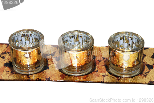 Image of Gold candlestick