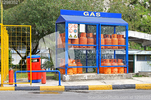 Image of Home gas bottles