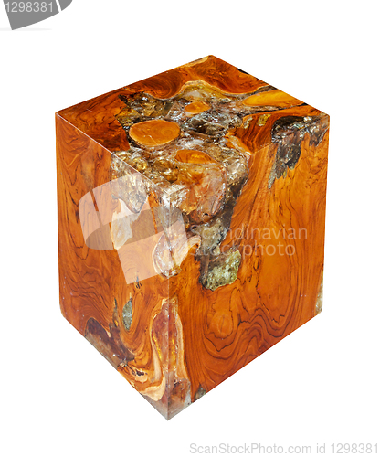 Image of Wooden cube