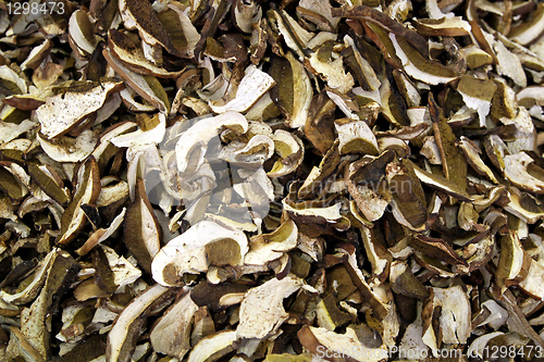 Image of Dried scliced mushroom