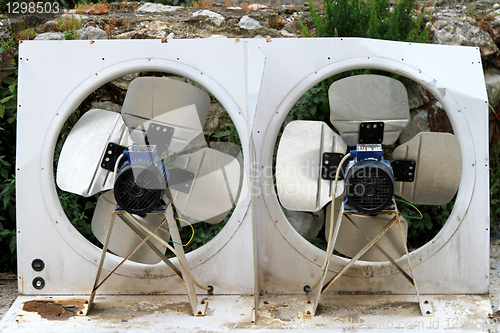 Image of Double industrial fans