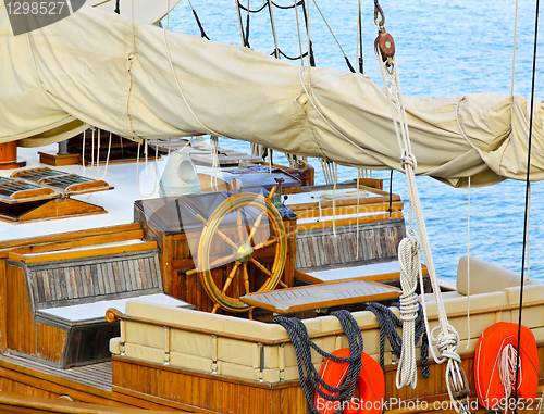 Image of Sailship wheelhouse