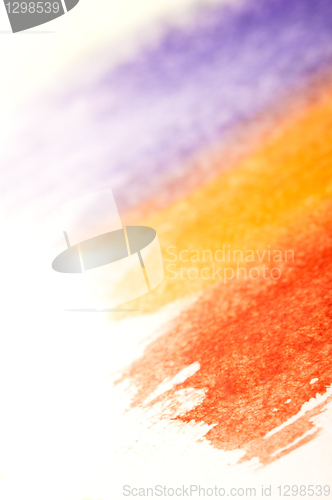 Image of mixing paints. background 