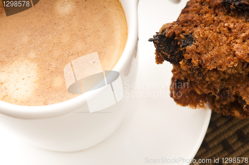 Image of Cookies with hot coffee