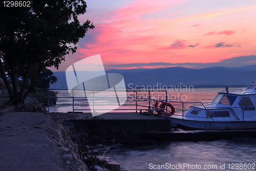 Image of Sunrise on riverbank