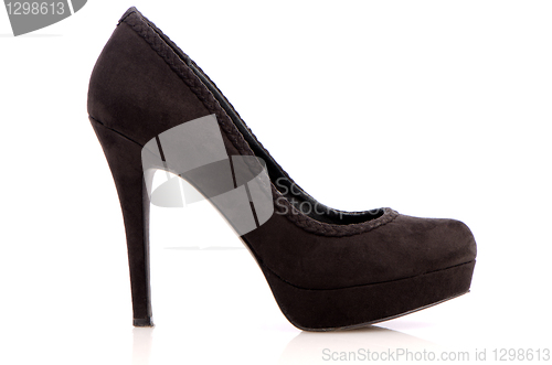 Image of Suede stiletto shoe 