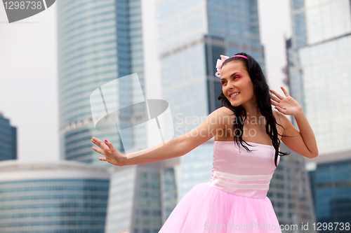 Image of girl doll in Big City