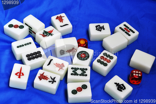 Image of Chinese mahjong