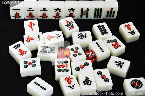 Image of Chinese mahjong