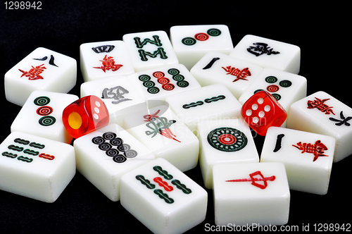 Image of Chinese mahjong