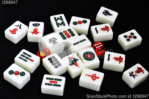 Image of Chinese mahjong