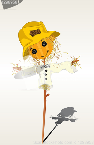 Image of Smiling scarecrow