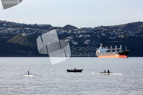 Image of Wellington harbour