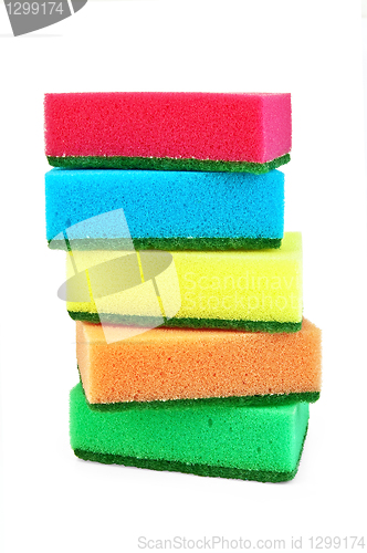 Image of A stack of sponges