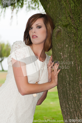 Image of White dress