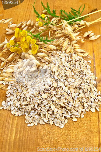 Image of Oat flakes with tansy