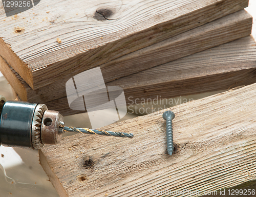 Image of Drill,Wood, Screw