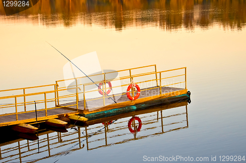 Image of Pier at sunrise