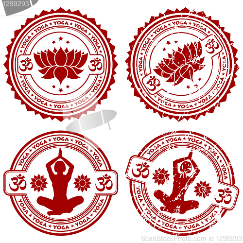 Image of Collect Yoga stamps