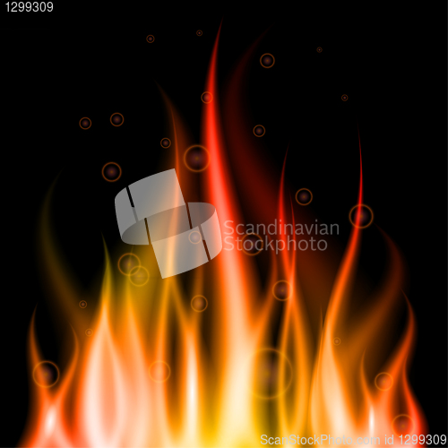 Image of Fire Background