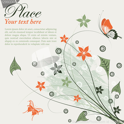 Image of Floral frame