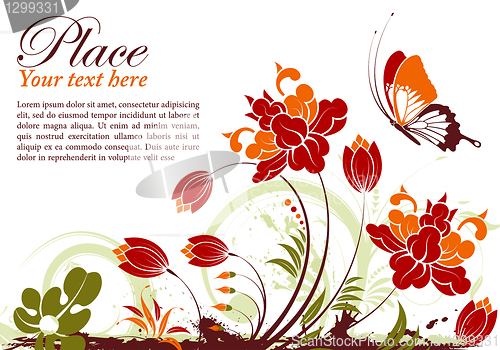 Image of Floral frame
