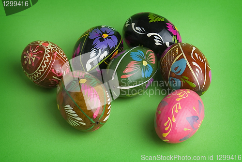 Image of easter eggs