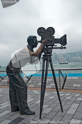 Image of Cameraman statue