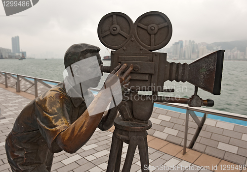 Image of Bronze Cameraman