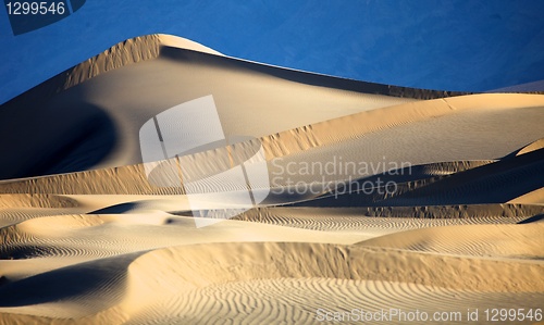 Image of Beautiful Sand Dune Formations in Death Valley California