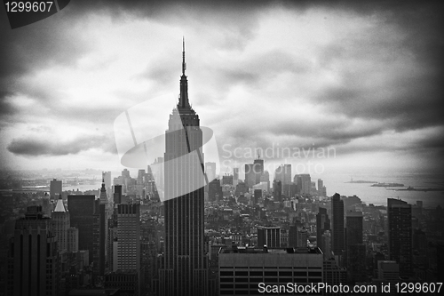 Image of Urban Skyscrapers of New York City Skyline